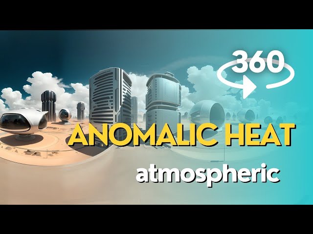 360 VR 4K Video - Anomalic Heat Atmospheric Scene