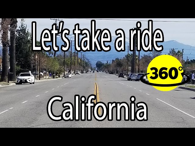 360° Video | Welcome to California | Lets drive around San Bernardino