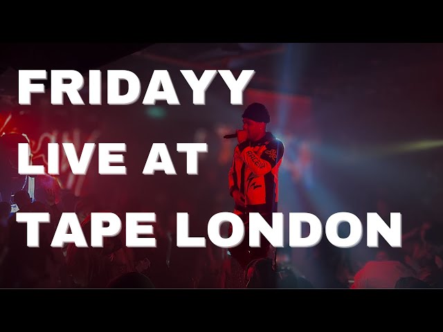 Fridayy sings Don't Give It Away (feat. Chris Brown) Live in London