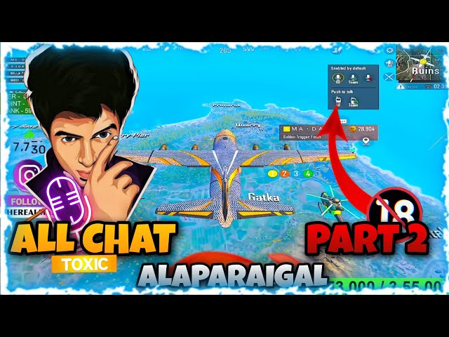 all chat alaparaigal | part - 2 | #bgmi #bgmilive #madanop #madan #bts