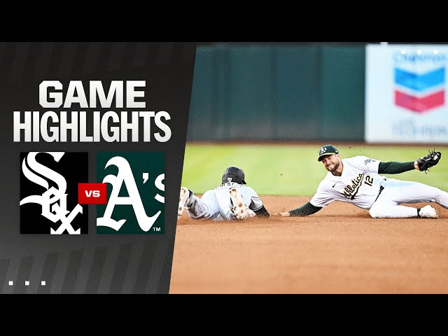 White Sox vs. A's Game Highlights (8/6/24) | MLB Highlights