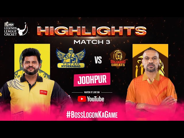 Highlights Match 3 | Suresh Raina smashes quick-fire 44 off 27 balls | Shikhar Dhawan Turns Back