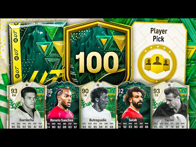 100 PLAYER PACKS & ICON PLAYER PICKS! 😳 FC 24 Ultimate Team