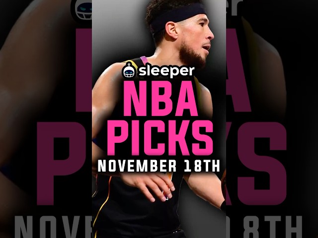 BEST Sleeper NBA Picks for today! 11/18/2024 | Sleeper Picks Promo Code