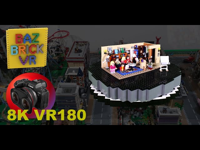 8K VR180 Lego Review 21302 The Big Bang Theory 3D BazBrickVR S01E30