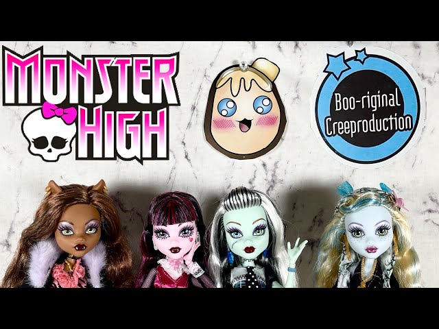 New!! Monster High Booriginal Creeproduction Dolls Unboxing, Comparison, and Review!