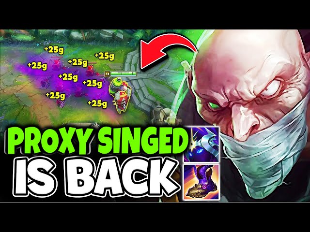 The absolute BEST way to play Proxy Singed in Season 14 (BARON BOOTS RUSH)