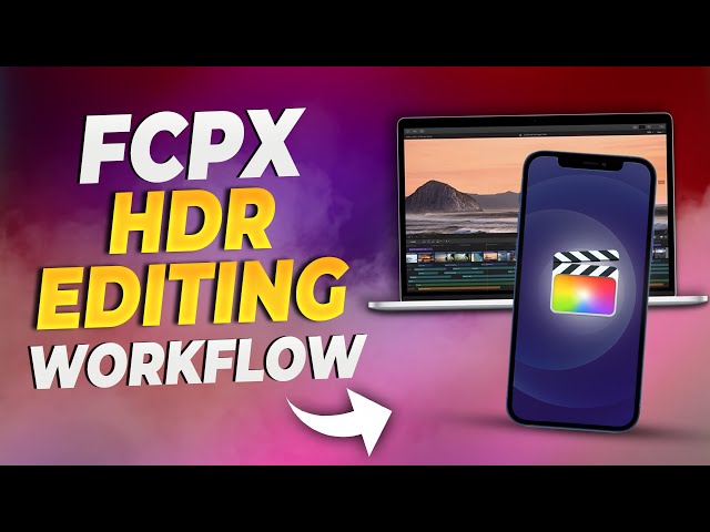 iPhone 12 Pro Dolby HDR workflow in FCPX - Guide Rec 2020 Wide Gamut HLG