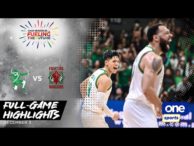 DLSU vs. UP Finals Game 2 highlights | UAAP Season 86 Men's Basketball - Dec. 3, 2023