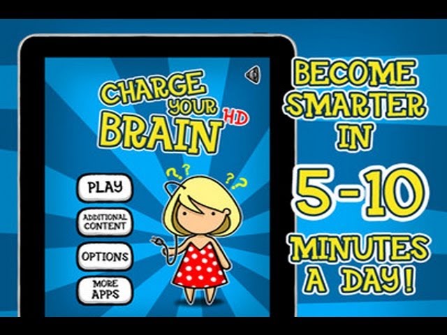 CGRundertow CHARGE YOUR BRAIN for iPad Video Game Review