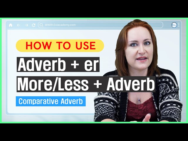 How to use -er, More, Less #2 | Learn English | Beginner | Comparative Adverb