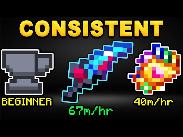 Top 5 OP And Consistent Money Making methods | Hypixel Skyblock