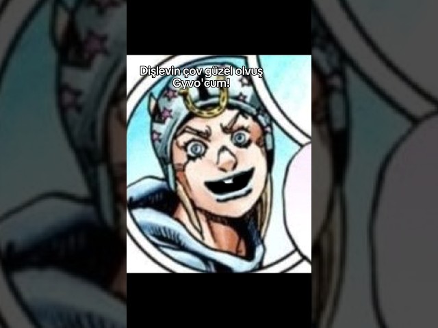 dişlevin çov güzel olvuş gyvo'cum🥰 #jojos #jjba #jojo #anime #memes #fyp #shorts #johnnyjoestar