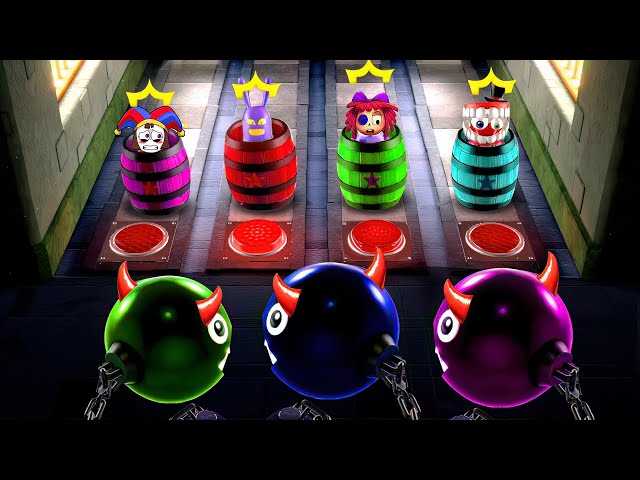 Mario Party Superstar - All Minigames With Pomni The Amazing Digital Circus (Hardest Difficulty)