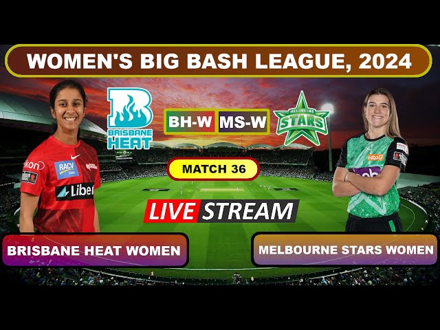 T20 Live - Brisbane Heat Women vs Melbourne Stars Women Live Cricket Score & Commentary