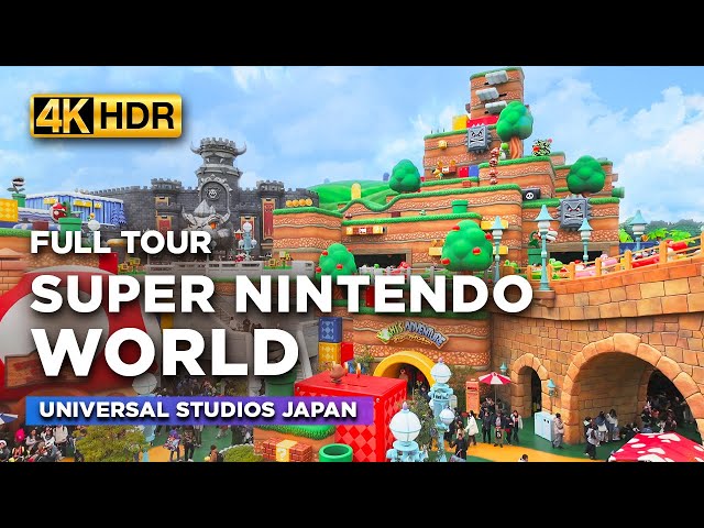 What to SEE Inside SUPER NINTENDO WORLD? | The BEST Attraction in Universal Studios Japan【4K HDR】