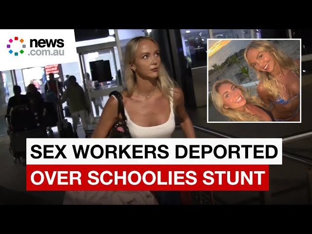 Adult stars deported from Fiji over controversial Schoolies stunt