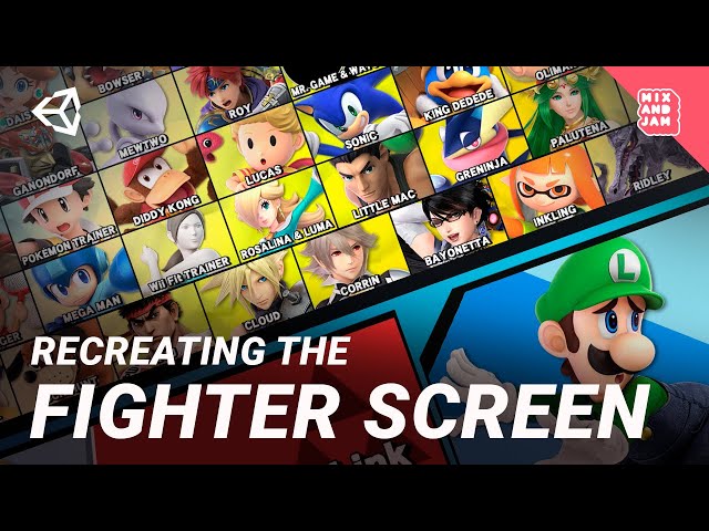 Recreating Smash Bros. Selection Screen | Mix and Jam