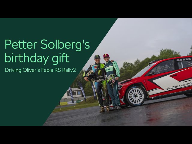 50th Birthday gift for Petter Solberg from Oliver