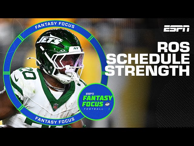 Mike Clay's Rest Of Season Strength of Schedule! | Fantasy Focus