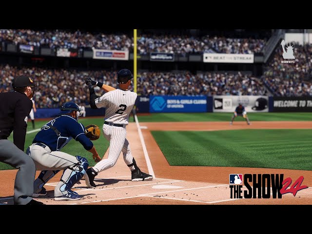 Derek Jeter Back in Yankee Stadium! - MLB The Show 24 (PS5) 4K HDR