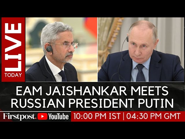 LIVE: Russian President Vladimir Putin Holds Talks with India's EAM S Jaishankar in Moscow