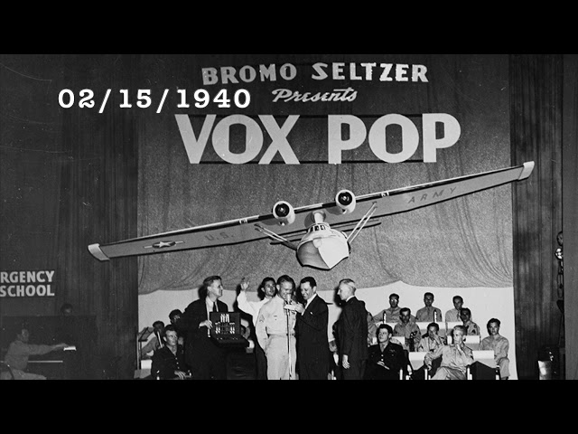 "Vox Pop" Radio Show (1940 Episodes)