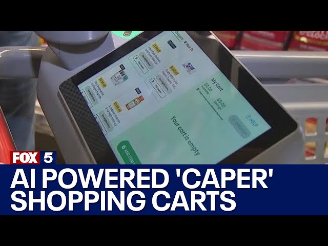 AI powered 'Caper' shopping carts in grocery stores