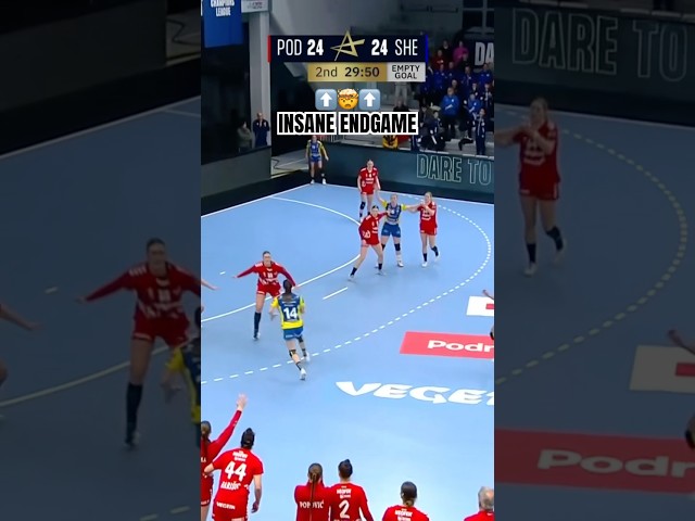 Insane last seconds 🤯😱 #handball #håndbold #ehfcl #clw