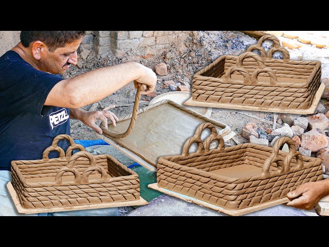 A Clay Basket: From Mold to Masterpiece | DIY Clay Basket | Pure Skill