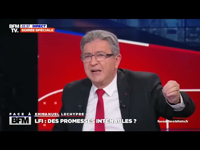 Jean-Luc Mélenchon à Emmanuel Lechypre : Mais arrêtez enfin