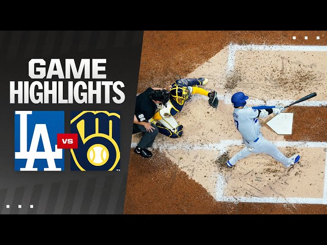 Dodgers vs. Brewers Game Highlights (8/13/24) | MLB Highlights