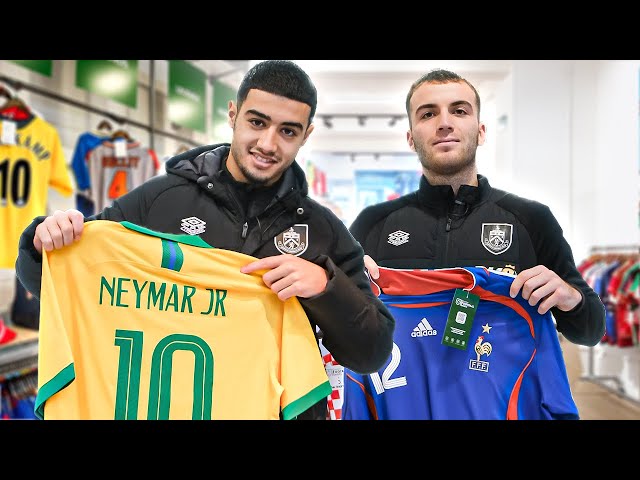 I Took PRO Footballers Shopping For Retro Football Shirts! (Zaroury & Beyer)