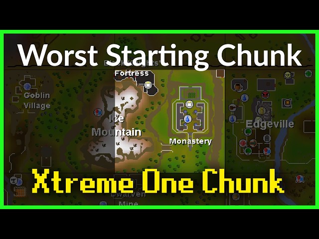 I Need To Get 99 Prayer Without Ever Leaving The Monastery - Xtreme One Chunk Ironman Episode 1