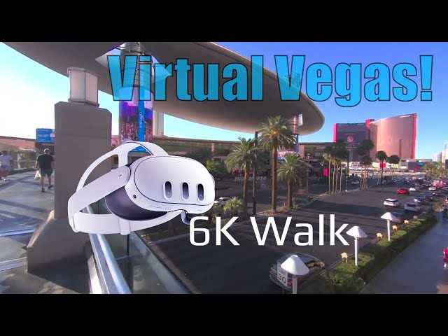 VR180 6K Virtual Vegas Walk! From the Iconic Wynn to Fashion Show Mall. (with FREAKS!)