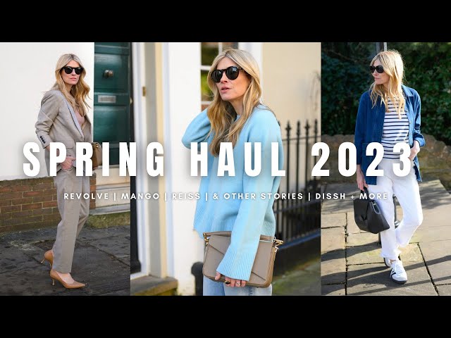 SPRING TRY ON HAUL 2023 | Effortlessly Chic | MANGO, REISS, STORIES + MORE