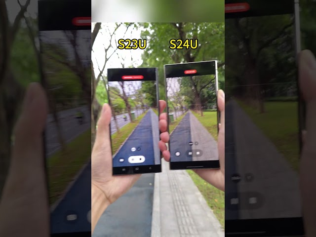 S23Ultra vs S24Ultra Super Anti-Shake Comparison #Samsung #SamsungMobile #shorts