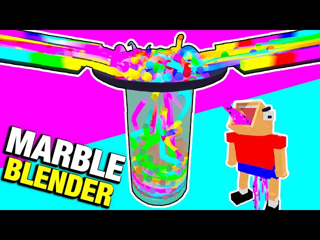 I put 2000 Marbles in a Blender... Timmy's Snack Time & Ancient CITY Marble Run - Marble World