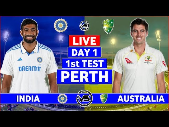 Live: IND Vs AUS, Day 1 - 1st Test, Perth | Live Scores & Commentary | India vs Australia