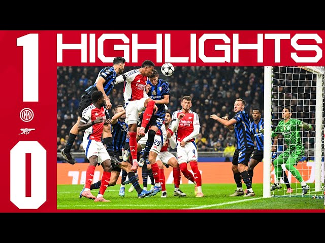 HIGHLIGHTS | Inter Milan vs Arsenal (1-0) | Champions League