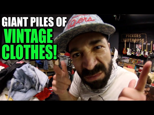 VINTAGE CLOTHING!! $2400 Storage Unit SCORE!! Unboxing Part 1