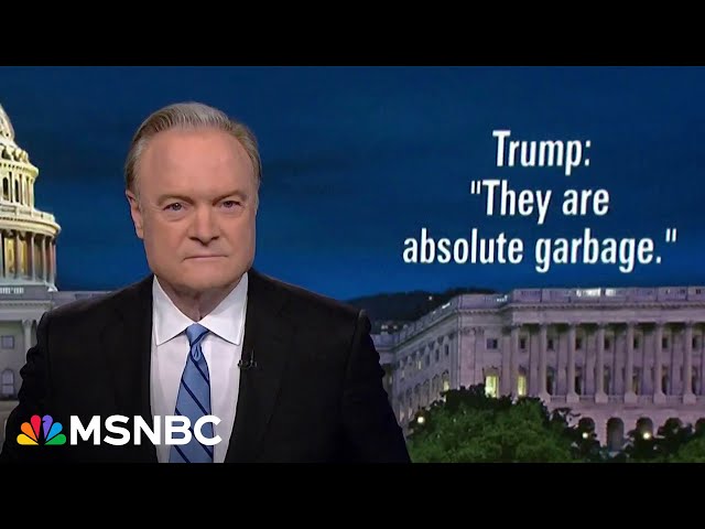 Lawrence: Using the language of Hitler, Trump calls Americans 'garbage' all the time