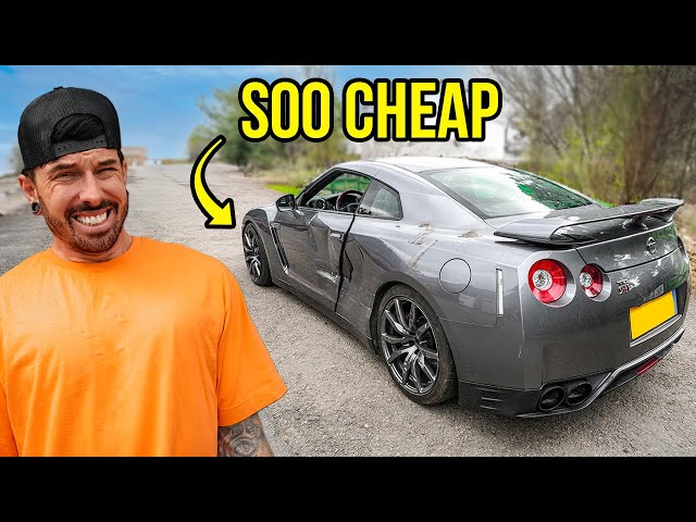 I BOUGHT A WRECKED NISSAN GTR THEN REBUILT IT IN 24 HOURS