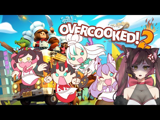 【OVERCOOKED! ALL YOU CAN EAT】NOM NOM | VTuber Yumeko Ghost Cat