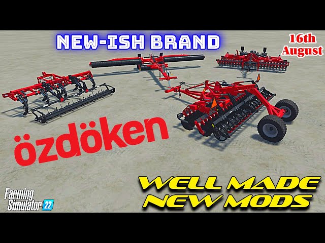 Amazing Ozdoken NEW MODS | Farming Simulator 22 CONSOLE MOD REVIEW