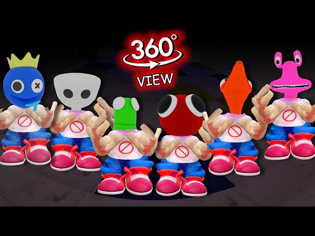 VR 360° New Rainbow Friends Updated ALL PHASES 🎶 Friday Night Funkin' 360° Animation