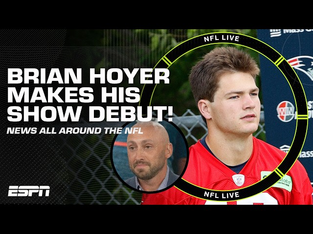 Former Pats QB Brian Hoyer makes his DEBUT 🙌 + QBs looking to get paid & MORE 💰 | NFL Live