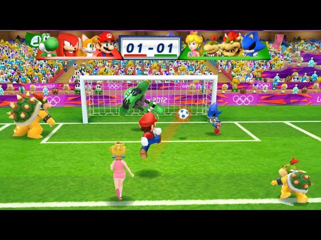 Mario & Sonic At The London 2012 Olympic Games Football #162 Mario, Tails, Knuckles, Yoshi