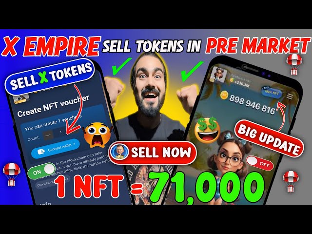 XEmpire airdrop Mint NFT | 69000 coins = 7ton ✅ | how to sell X Empire nft | xempire NFT Voucher