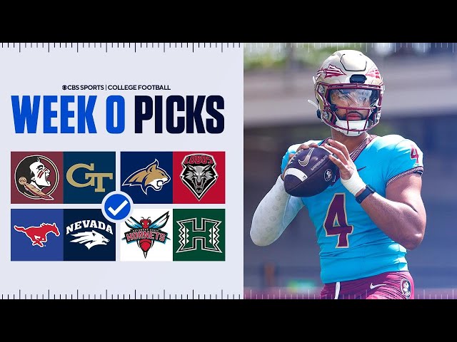 College Football Week 0 Picks and Best Bets | CBS Sports